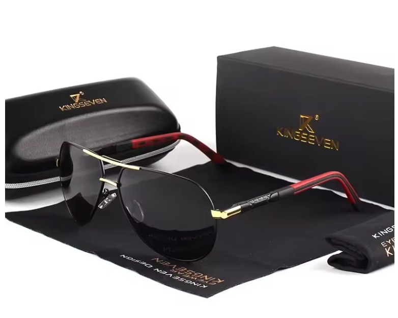 Luxury Retro Pilot Sunglasses High Quality Aluminum