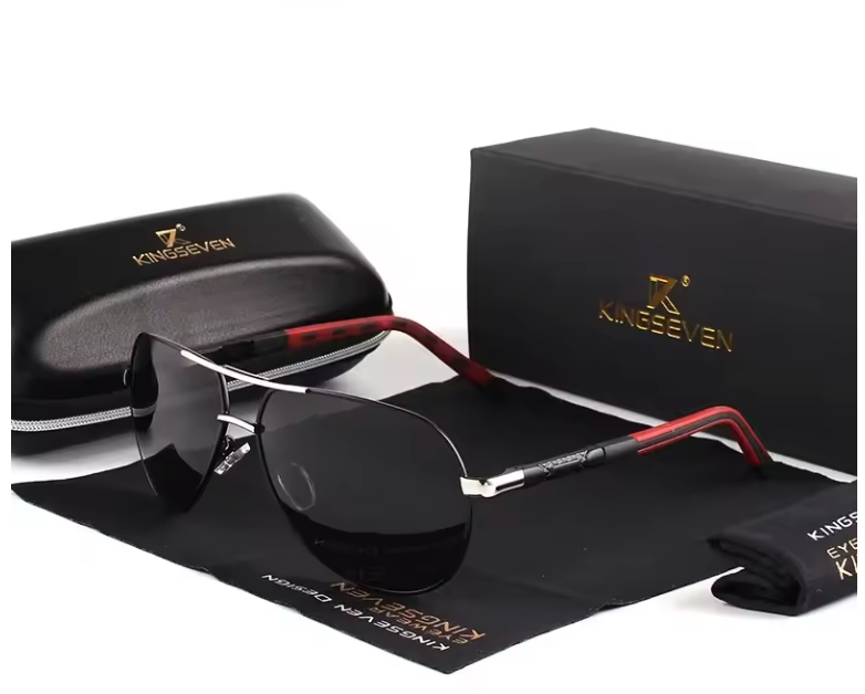 Luxury Retro Pilot Sunglasses High Quality Aluminum