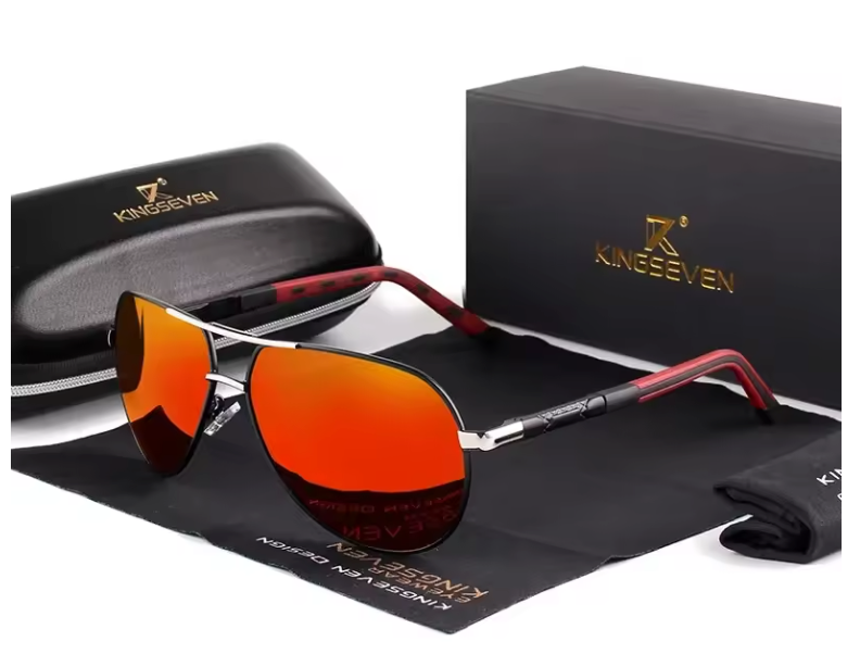 Luxury Retro Pilot Sunglasses High Quality Aluminum